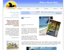 Tablet Screenshot of pelicanbeach.tc